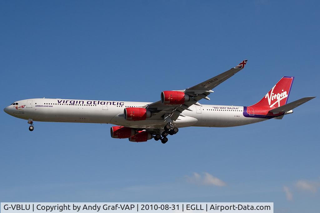 G-VBLU, 2006 Airbus A340-642 C/N 723, Virgin Atlantic A340-600