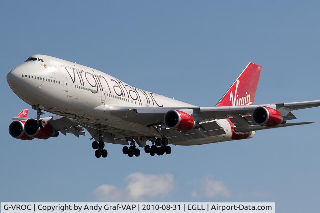 G-VROC, 2003 Boeing 747-41R C/N 32746, Virgin Atlantic 747-400