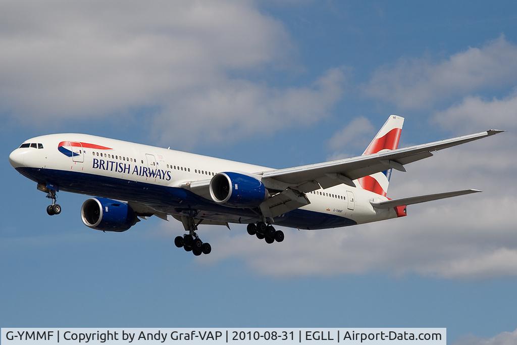 G-YMMF, 2000 Boeing 777-236 C/N 30307, British Airways 777-200