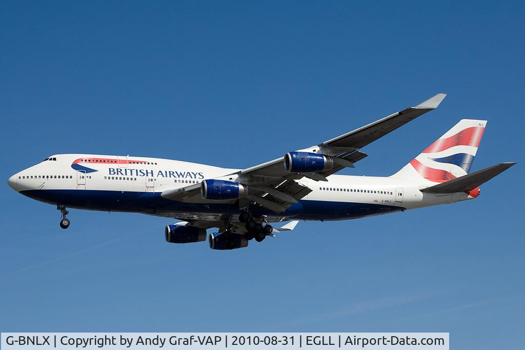 G-BNLX, 1992 Boeing 747-436 C/N 25435, British Airways 747-400