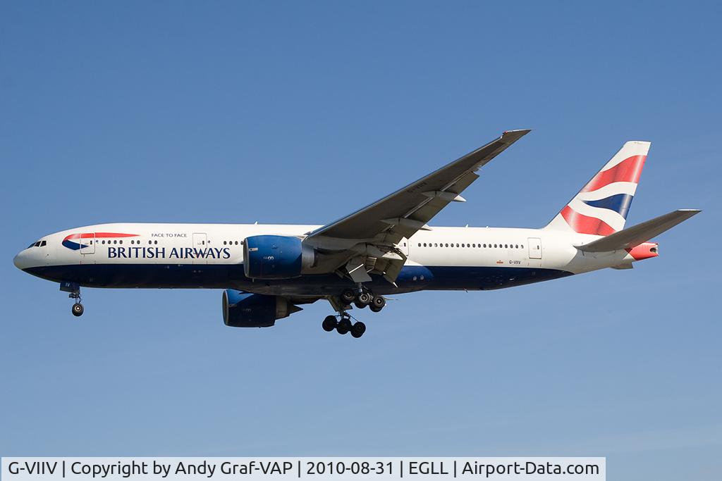 G-VIIV, 1999 Boeing 777-236 C/N 29964, British Airways 777-200