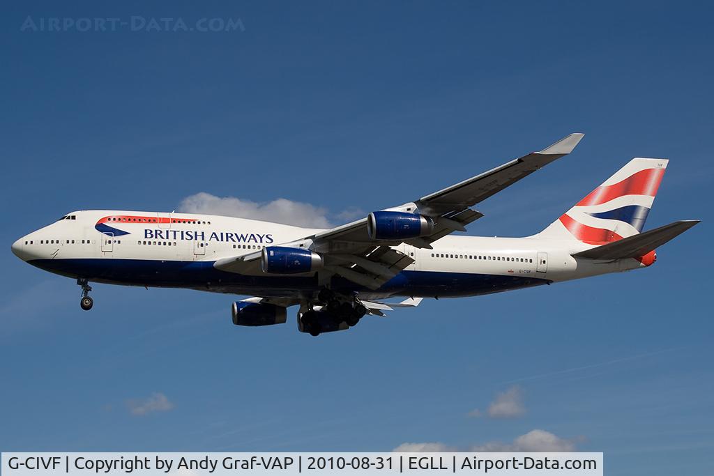 G-CIVF, 1995 Boeing 747-436 C/N 25434, British Airways 747-400