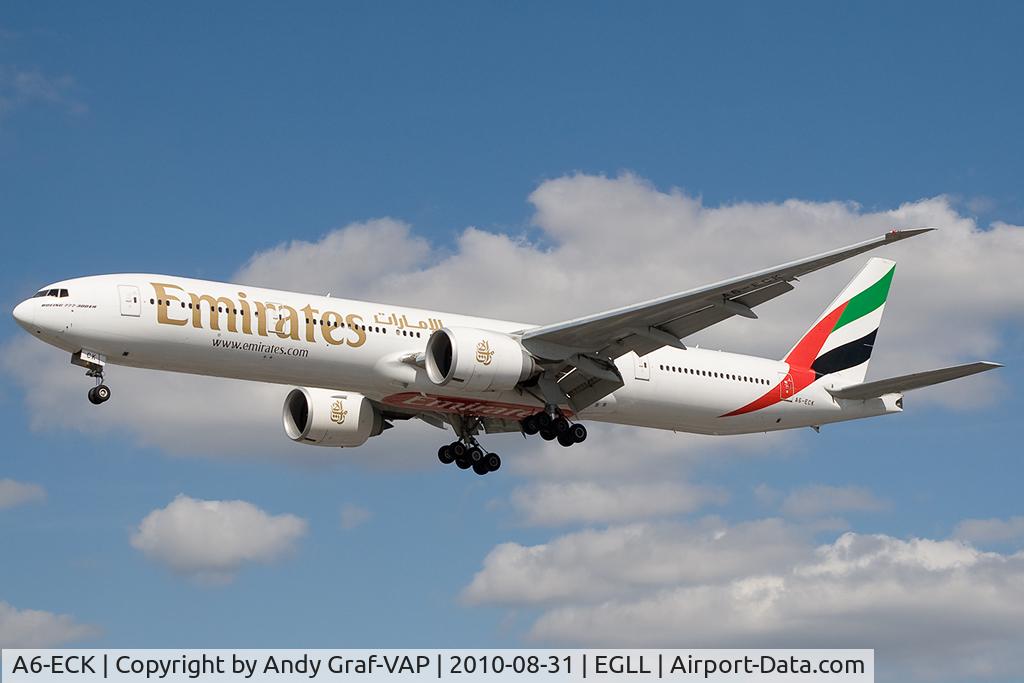 A6-ECK, 2008 Boeing 777-31H/ER C/N 35584, Emirates 777-300