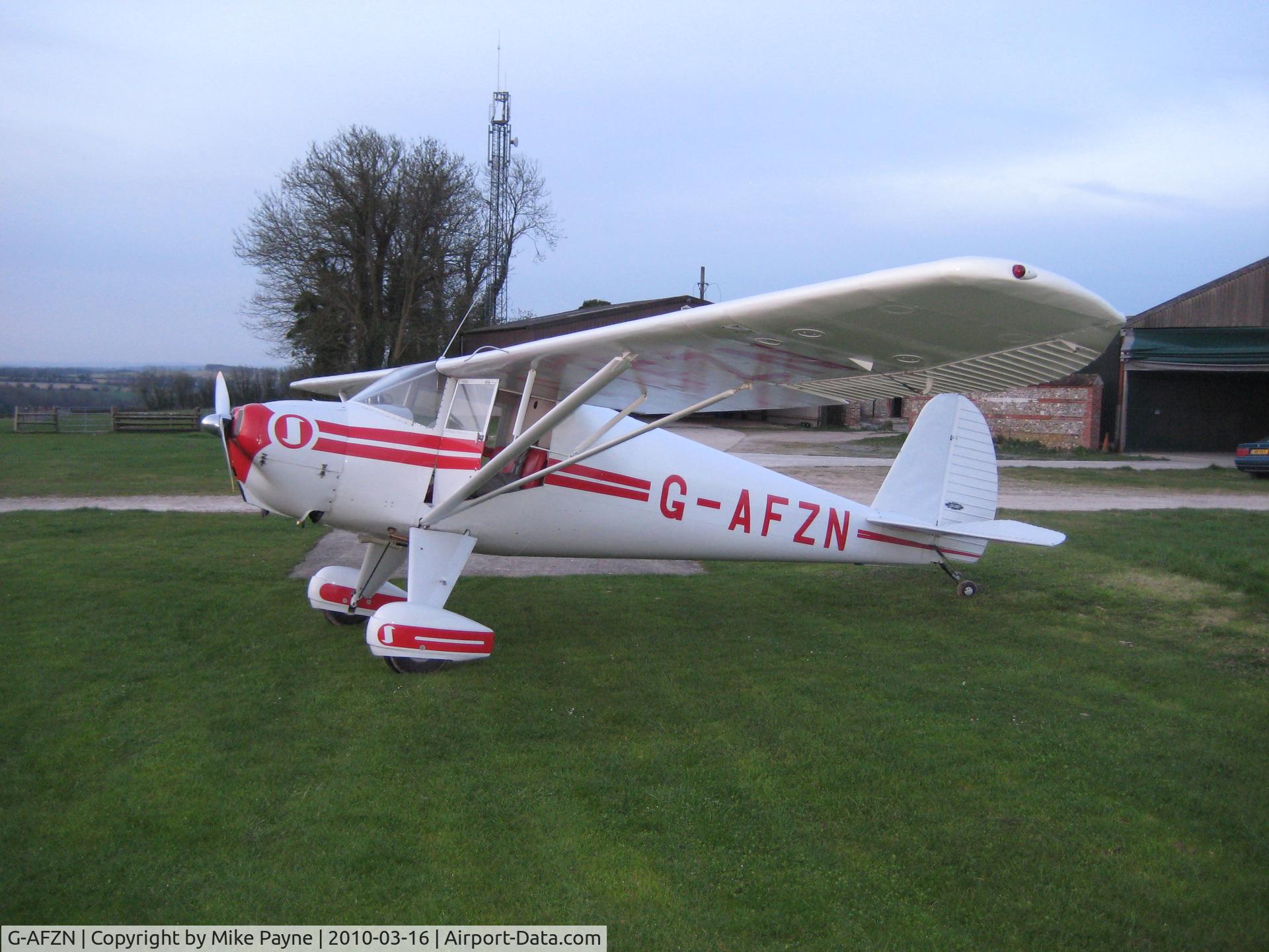 G-AFZN, 1940 Luscombe 8A Silvaire C/N 1186, 1940 Luscombe 8A