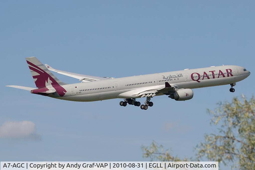 A7-AGC, 2006 Airbus A340-642 C/N 766, Qatar Airways A340-600