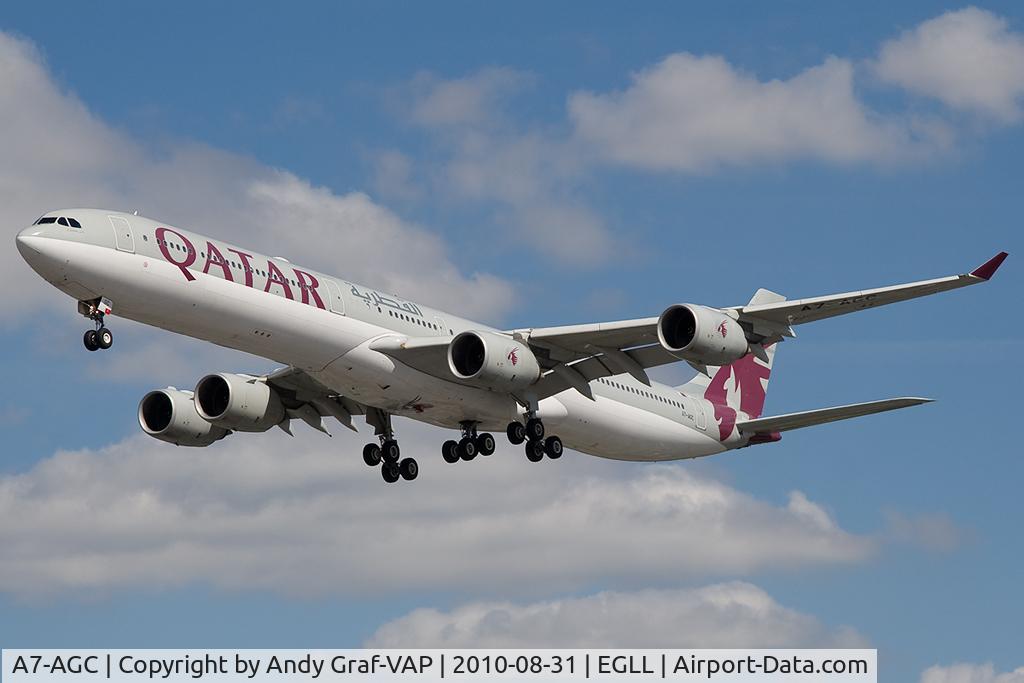 A7-AGC, 2006 Airbus A340-642 C/N 766, Qatar Airways A340-600