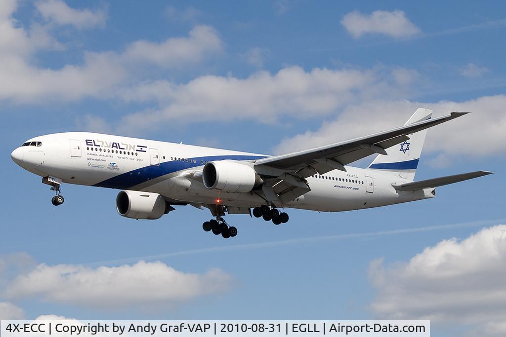 4X-ECC, 2001 Boeing 777-258/ER C/N 30833, ElAl 777-200