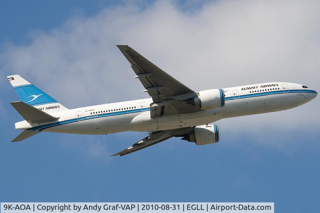 9K-AOA, 1998 Boeing 777-269/ER C/N 28743, Kuwait Airways 777-200