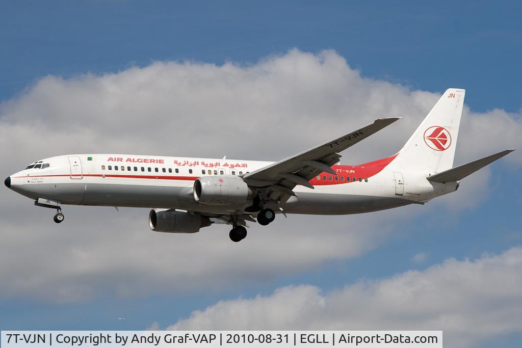 7T-VJN, 2001 Boeing 737-8D6 C/N 30206, Air Algerie 737-800