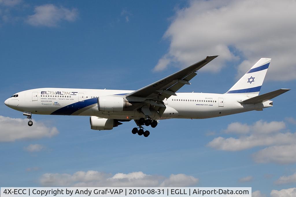 4X-ECC, 2001 Boeing 777-258/ER C/N 30833, El Al 777-200
