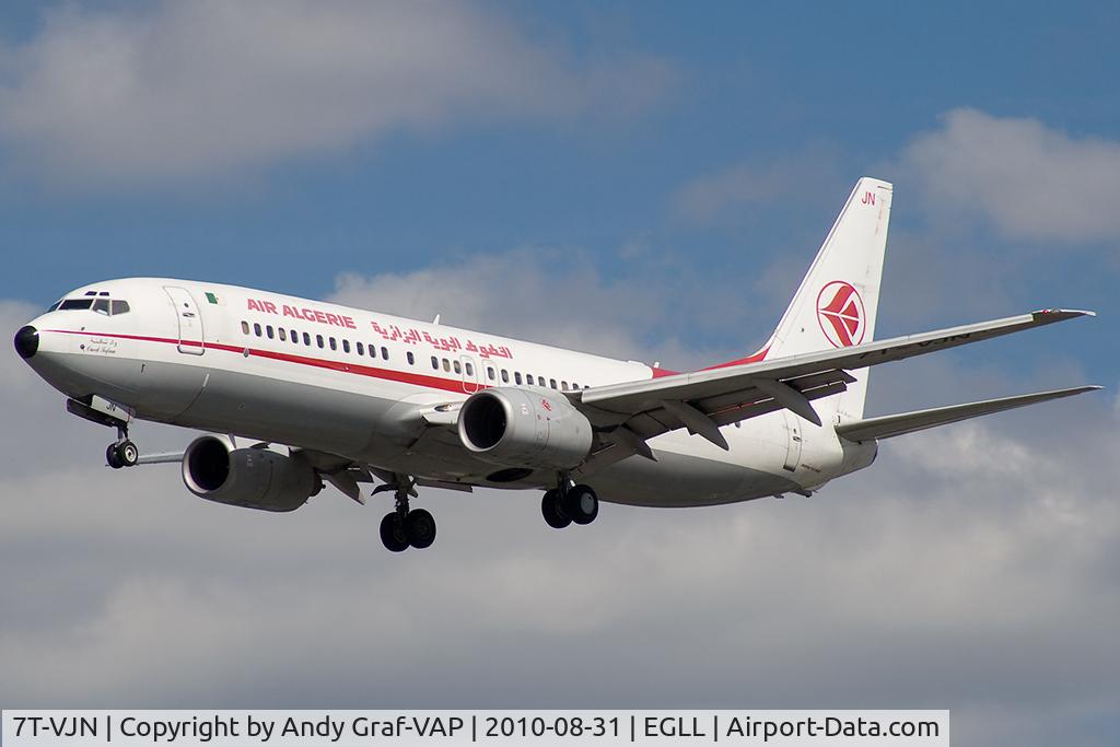 7T-VJN, 2001 Boeing 737-8D6 C/N 30206, Air Algerie 737-800