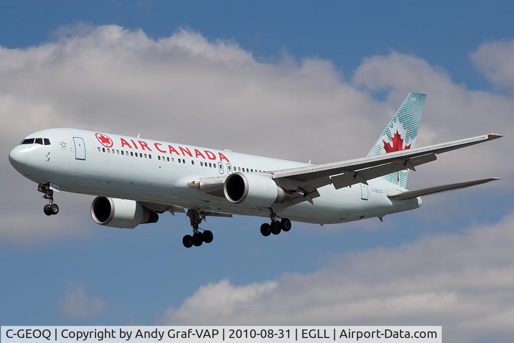 C-GEOQ, 1999 Boeing 767-375/ER C/N 30112, Air Canada 767-300