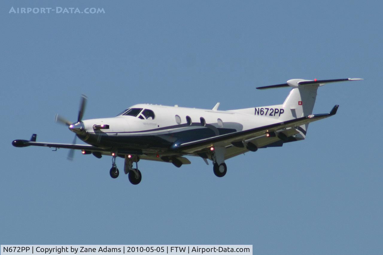 N672PP, 2005 Pilatus PC-12/45 C/N 672, At Meacham Field - Fort Worth, TX