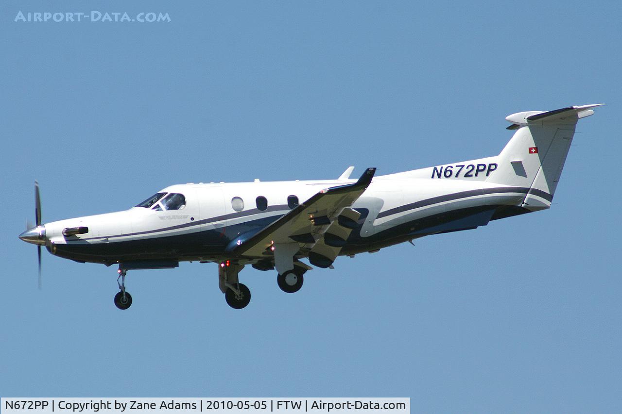 N672PP, 2005 Pilatus PC-12/45 C/N 672, At Meacham Field - Fort Worth, TX