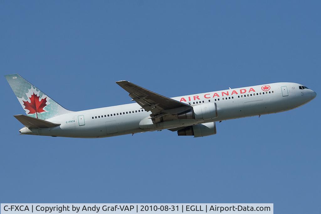C-FXCA, 1990 Boeing 767-375/ER C/N 24574, Air Canada 767-300