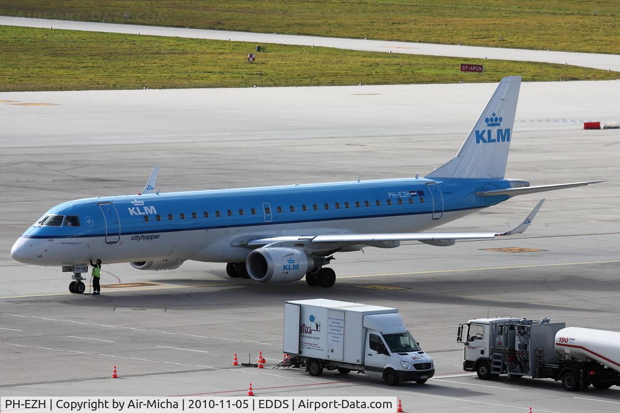 PH-EZH, 2009 Embraer 190LR (ERJ-190-100LR) C/N 19000319, KLM Cityhopper
