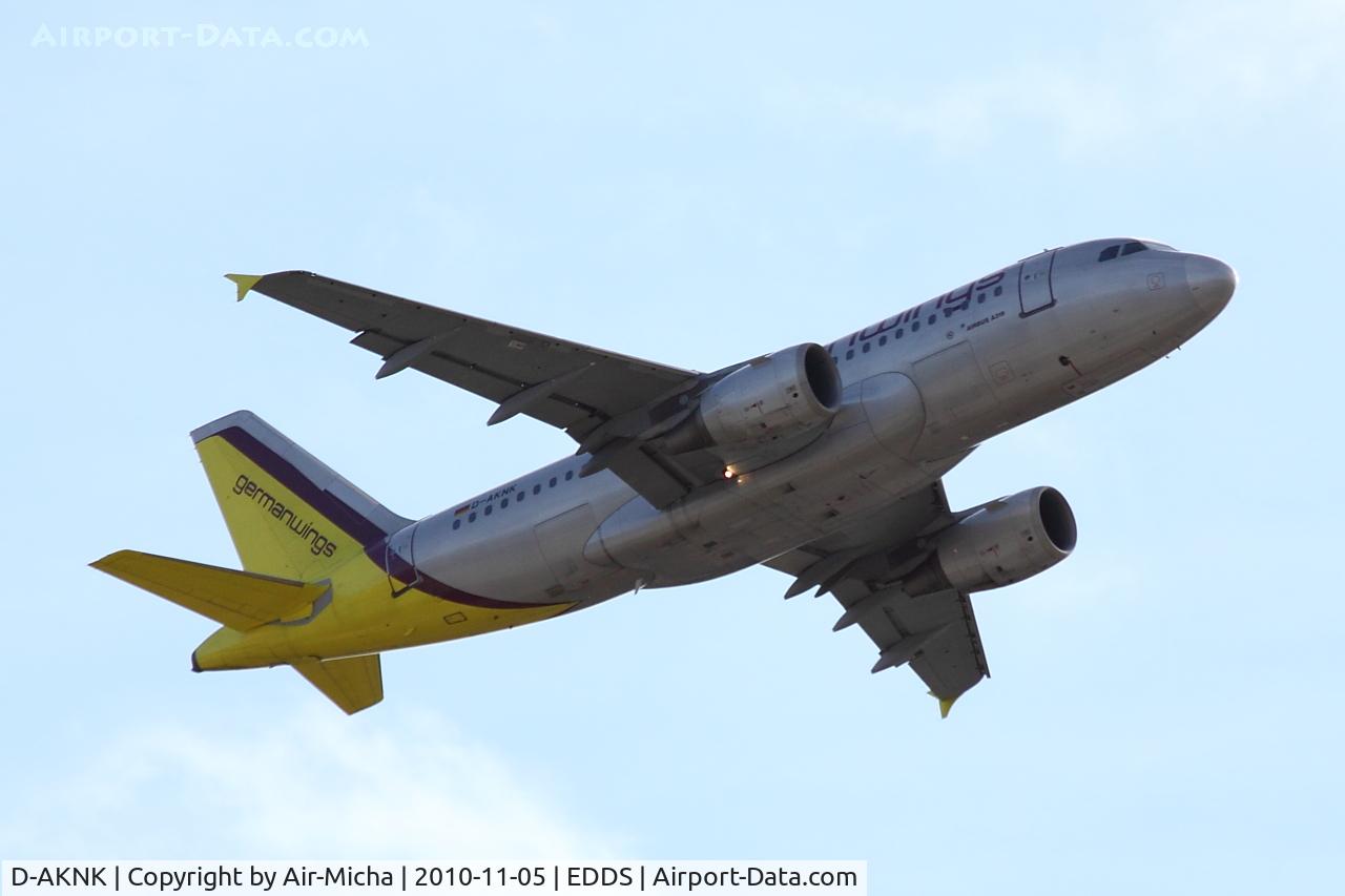 D-AKNK, 1999 Airbus A319-112 C/N 1077, Germanwings, Airbus A319