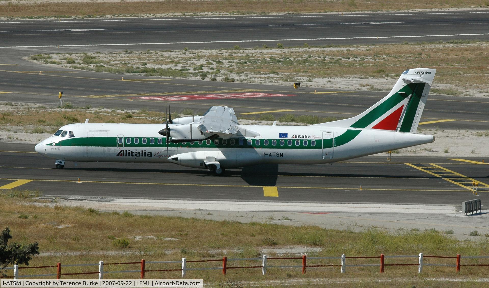 I-ATSM, 2002 ATR 72-212A C/N 702, Marseille for RNY 32R