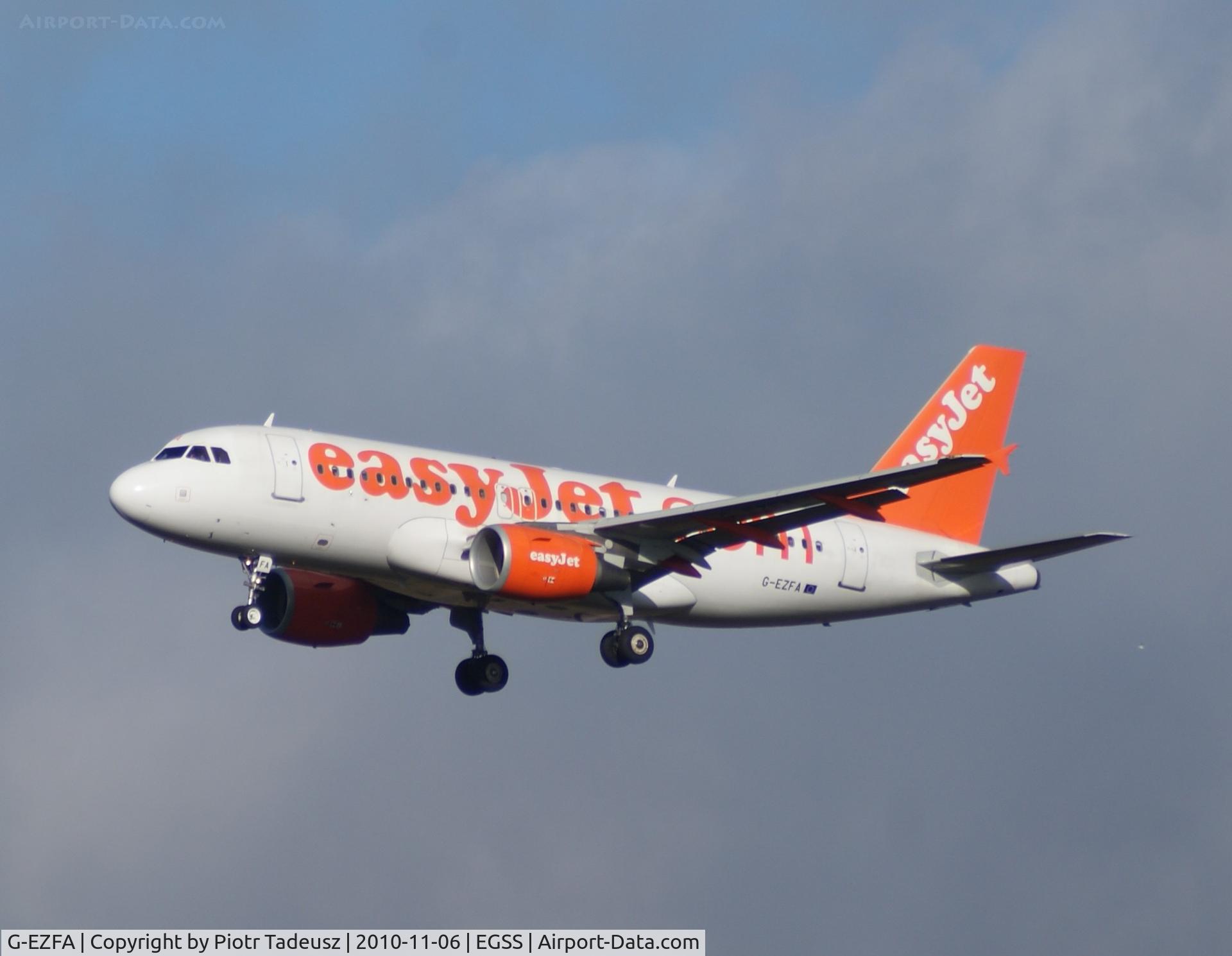 G-EZFA, 2009 Airbus A319-111 C/N 3788, EGSS