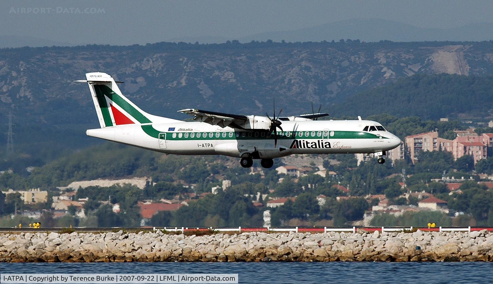 I-ATPA, 1999 ATR 72-212A C/N 626, Marseille,  RNY 14L
