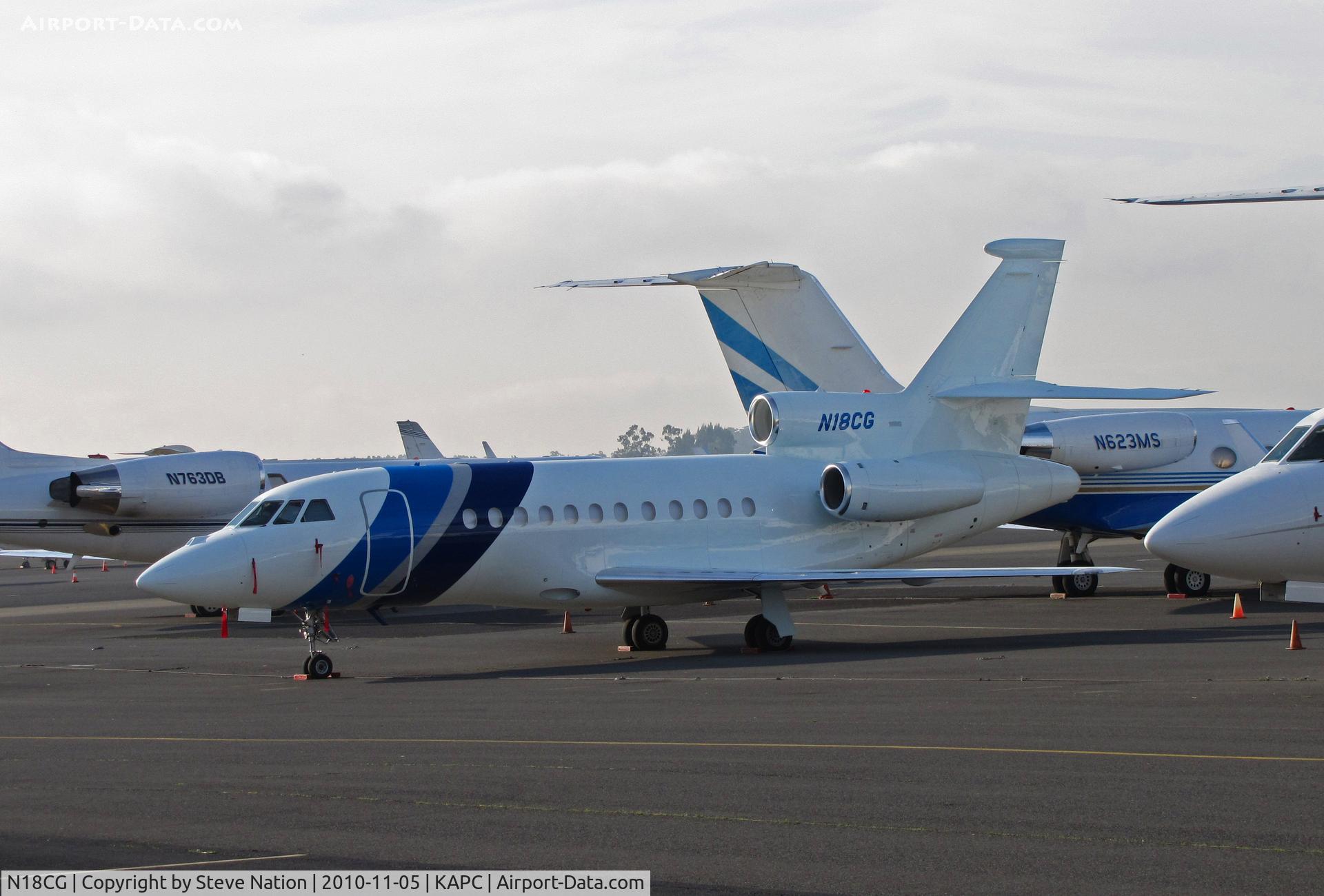 N18CG, 2009 Dassault Falcon 900EX C/N 228, Corning (Glass) Inc., Corning, NY new 2009 Falcon 900EX @ Napa, CA