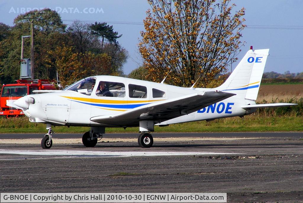 G-BNOE, 1987 Piper PA-28-161 Cherokee Warrior II C/N 2816013, at the 