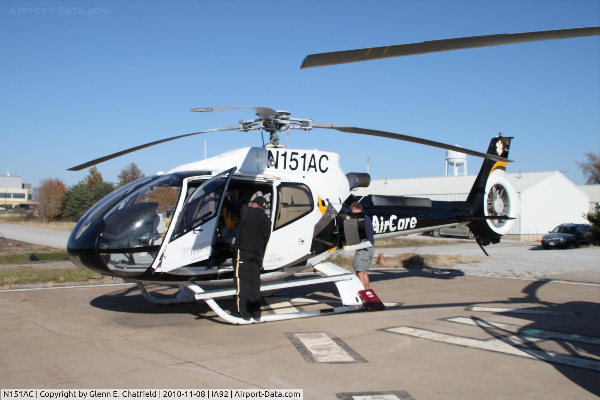 N151AC, 2003 Eurocopter EC-130B-4 (AS-350B-4) C/N 3732, At the Oakdale Campus maintenance facility.