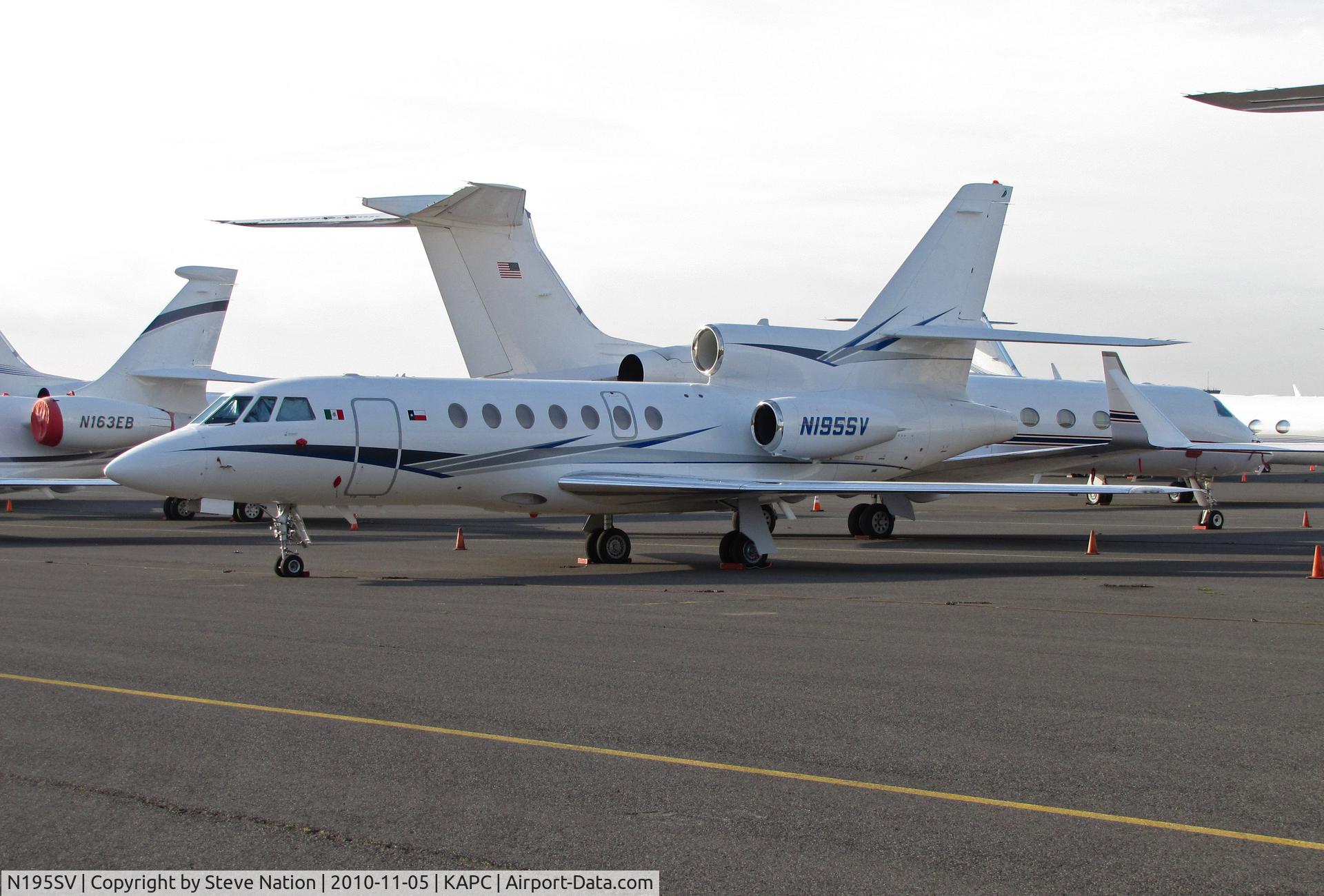 N195SV, 2000 Dassault Mystere Falcon 50 C/N 293, Silver Ventures Inc. (San Antonio, TX) 2000 Mystere-Falcon 50 @ Napa, CA