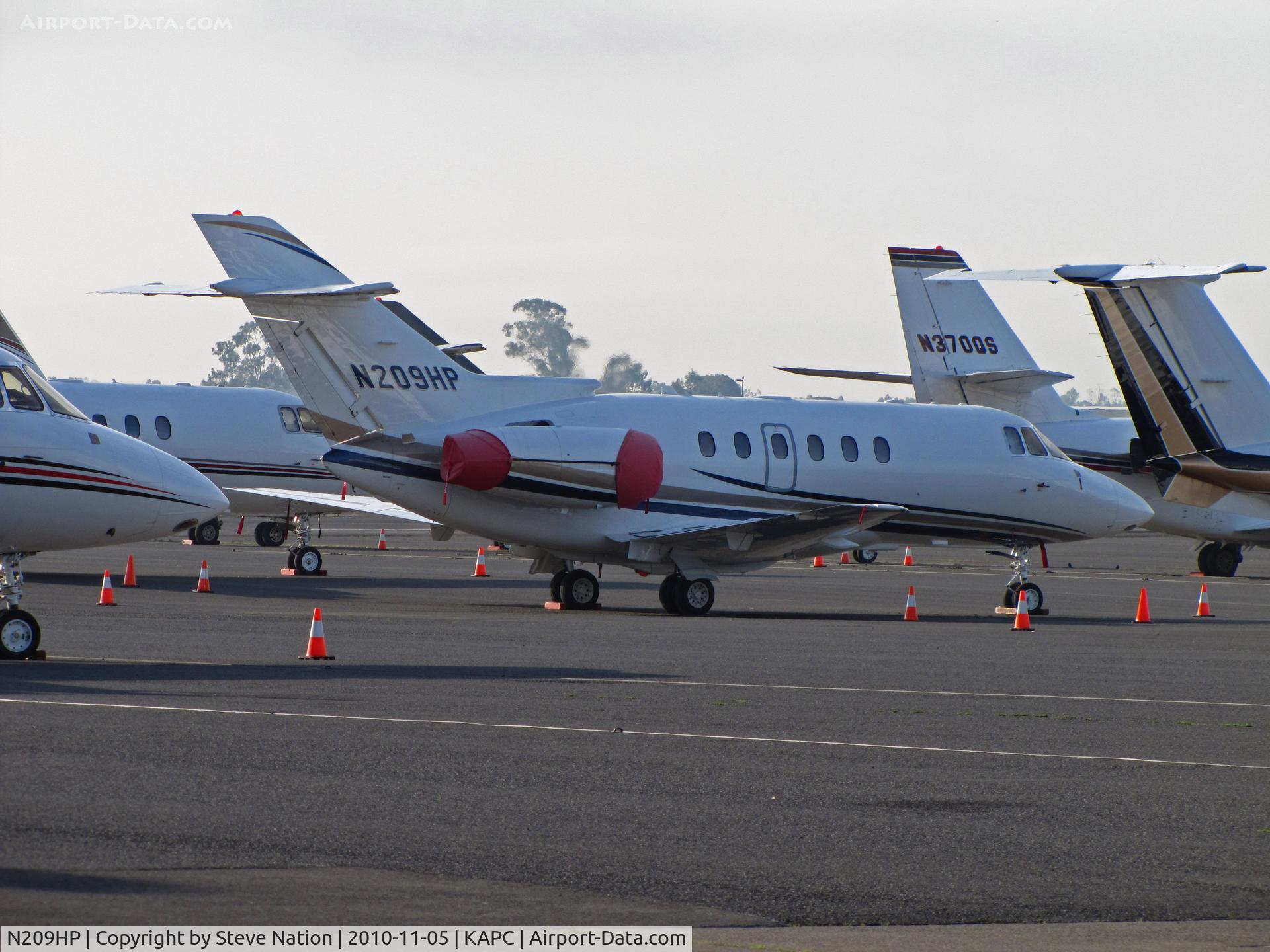 N209HP, 2008 Hawker Beechcraft 750 C/N HB-26, Herndon Products inc. (O'Fallon, MO) 2008 Hawker 750 visiting Napa, CA