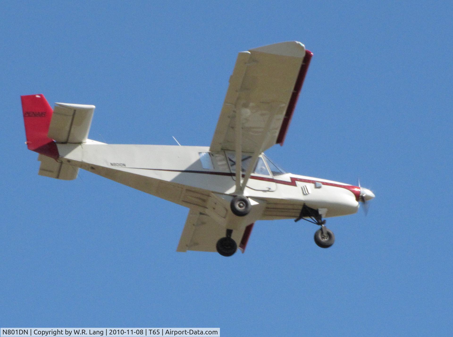N801DN, 2002 Zenair STOL CH-801 C/N 8-4312, Departing Weslaco, TX