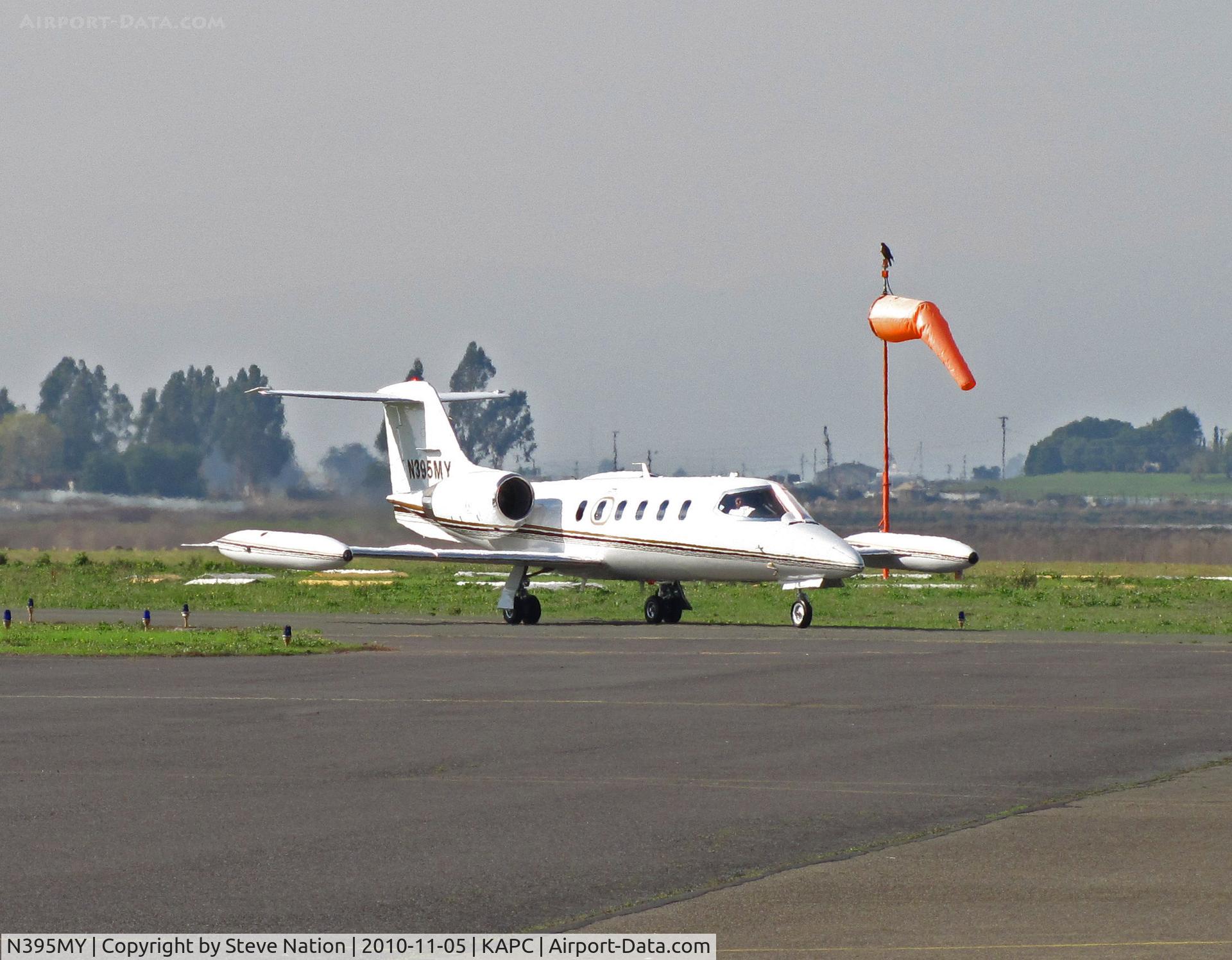 N395MY, 1981 Gates Learjet 35A C/N 395, N395MY LLC (Rancho Santa Fe, CA) 1981 Learjet 35A arrives in sunshine