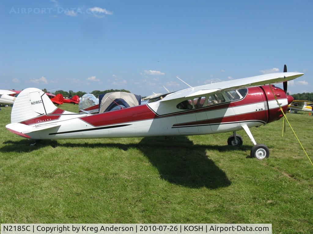 N2185C, 1955 Cessna 195B Businessliner C/N 16170, EAA AirVenture 2010