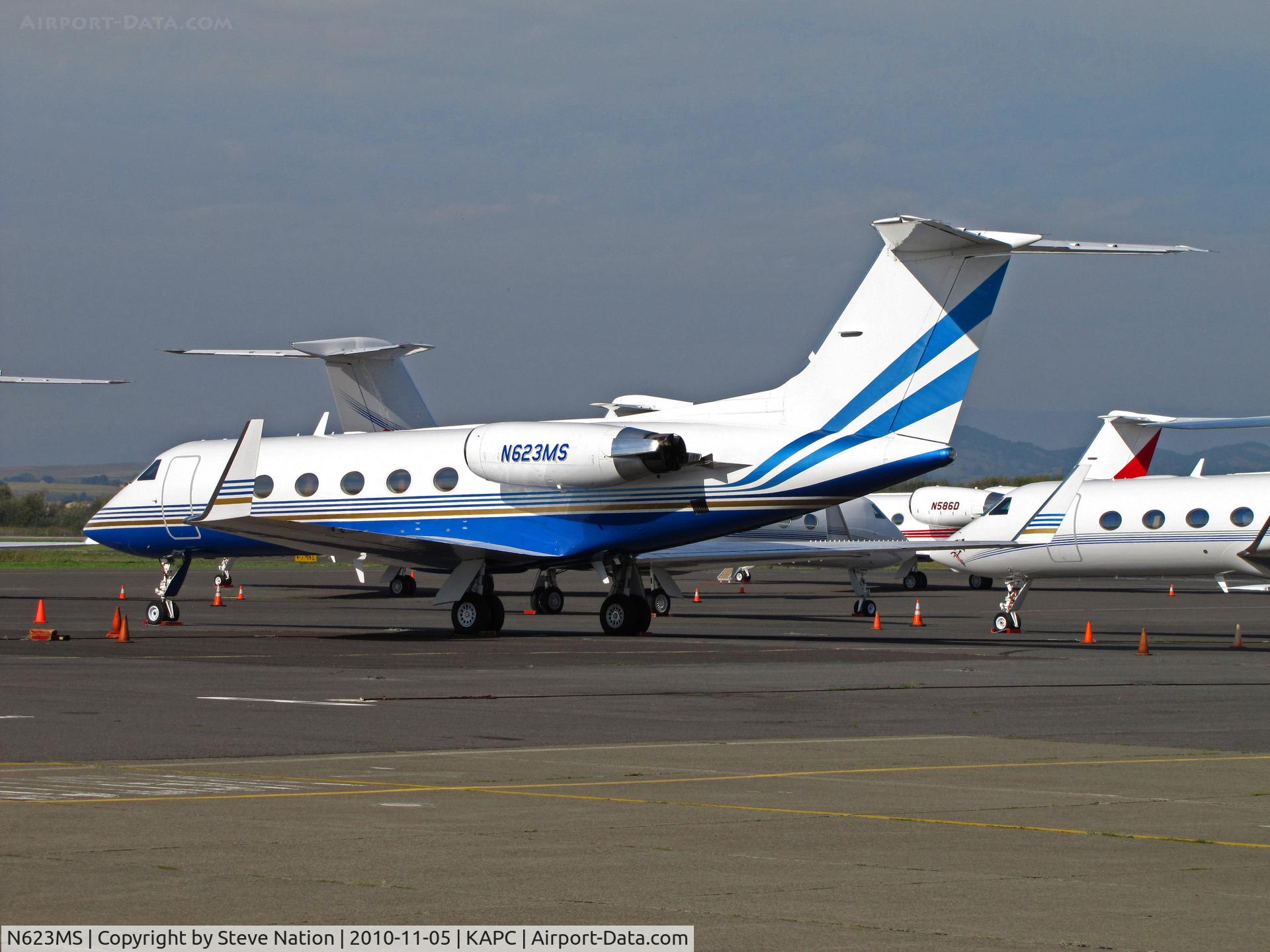 N623MS, 1982 Gulfstream American G-1159A Gulfstream III C/N 351, Yona Aviation Corp (Las Vegas, NV)1982 G-1159A visiting Napa, CA