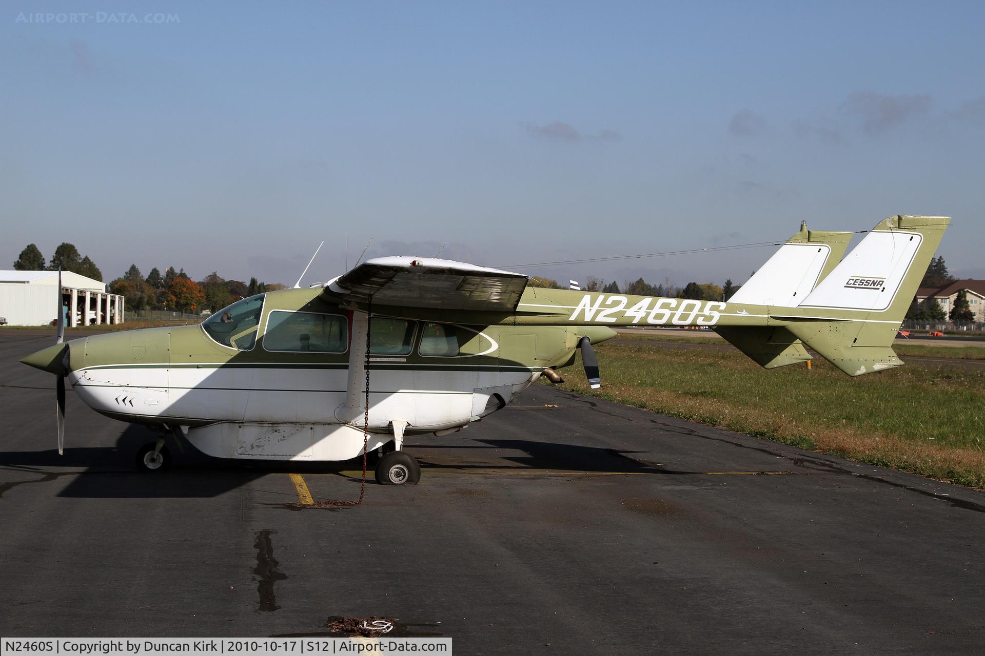 N2460S, 1967 Cessna T337C Turbo Super Skymaster C/N 337-0760, Hopefully the flat tires are not a sign of things to come!
