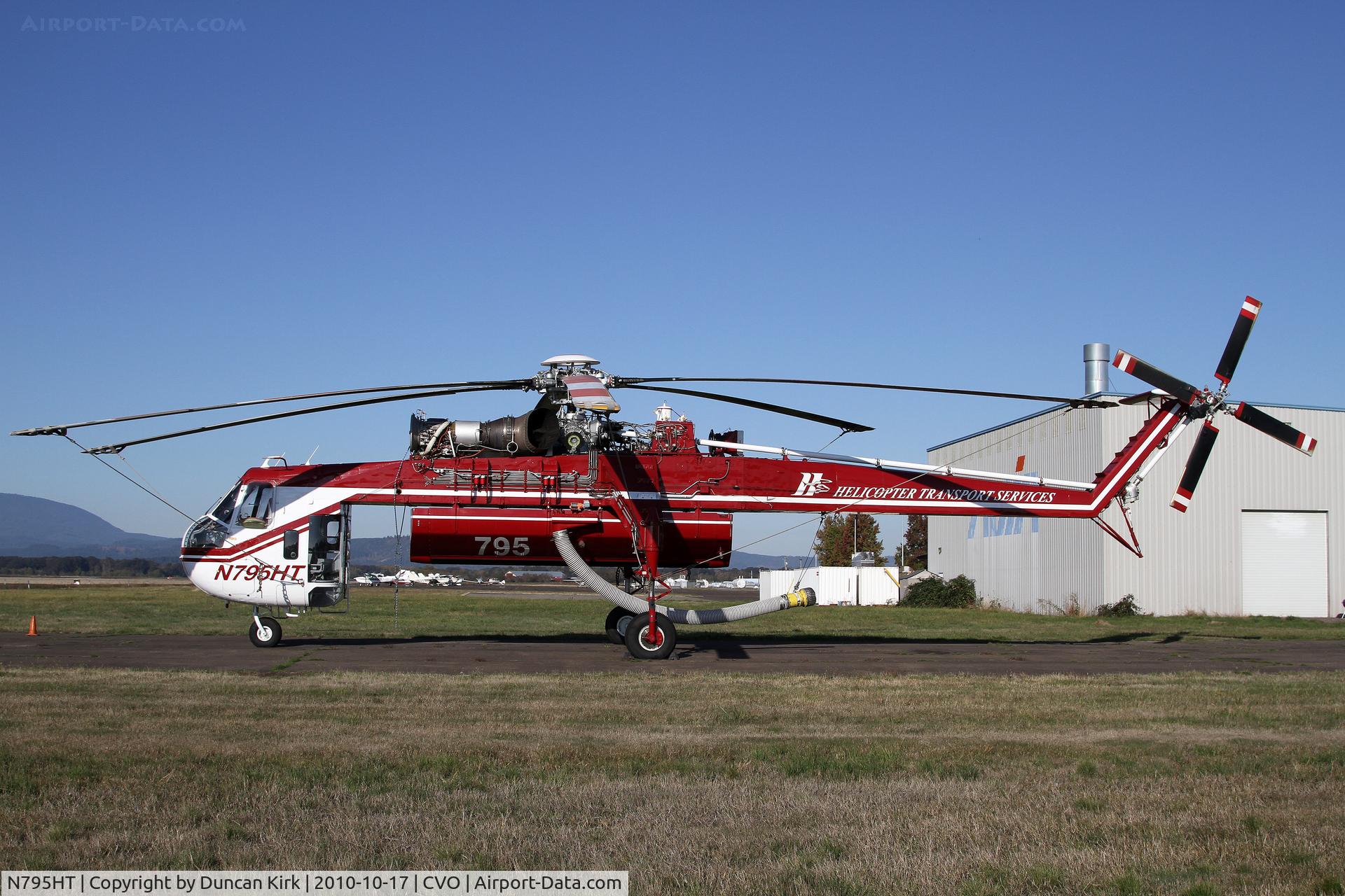 N795HT, 1968 Sikorsky CH-54A Tarhe C/N 64.063, A Helicopter Transport Services gem!