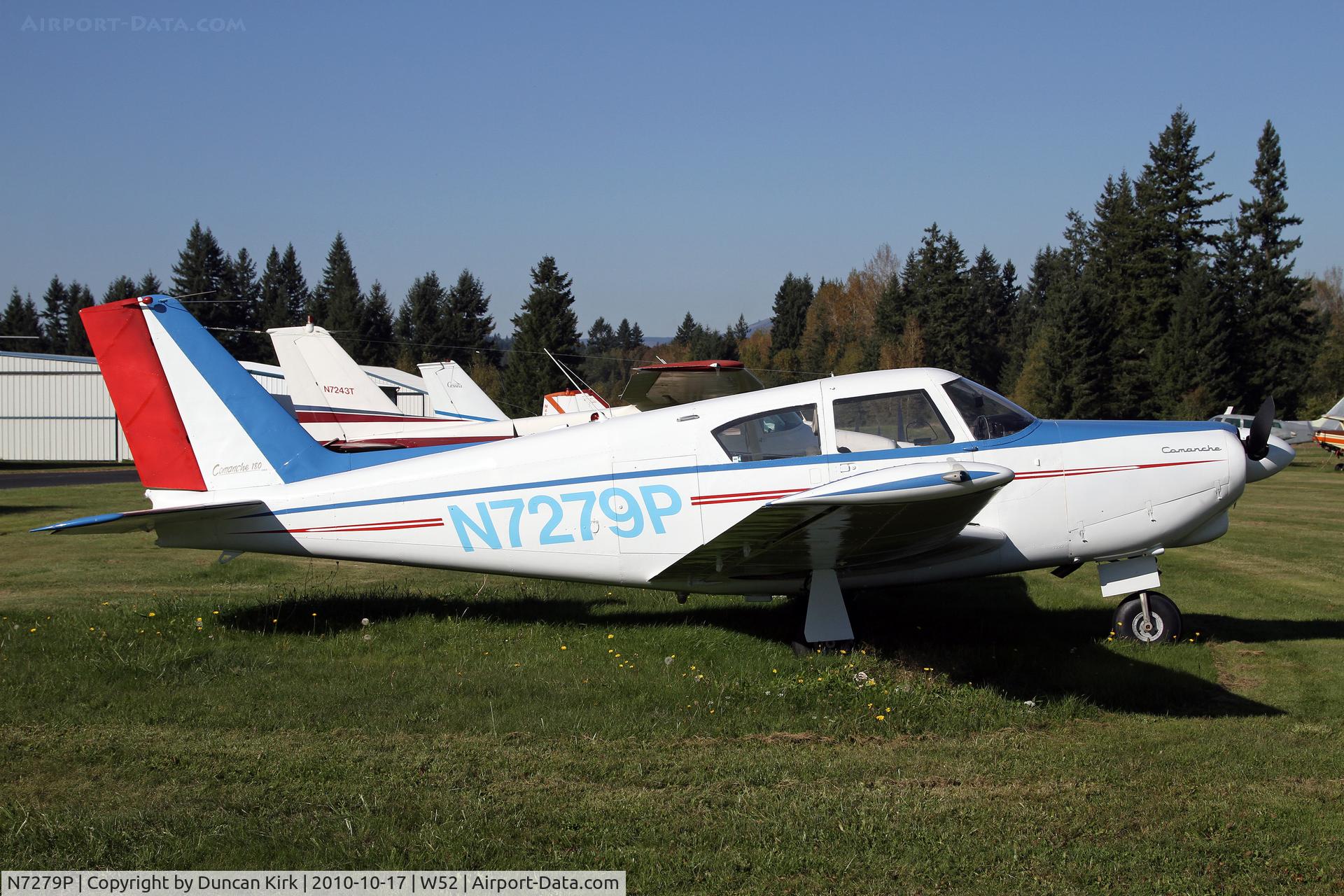 N7279P, 1961 Piper PA-24-180 Comanche C/N 24-2455, Goheen is a picturesque airfield