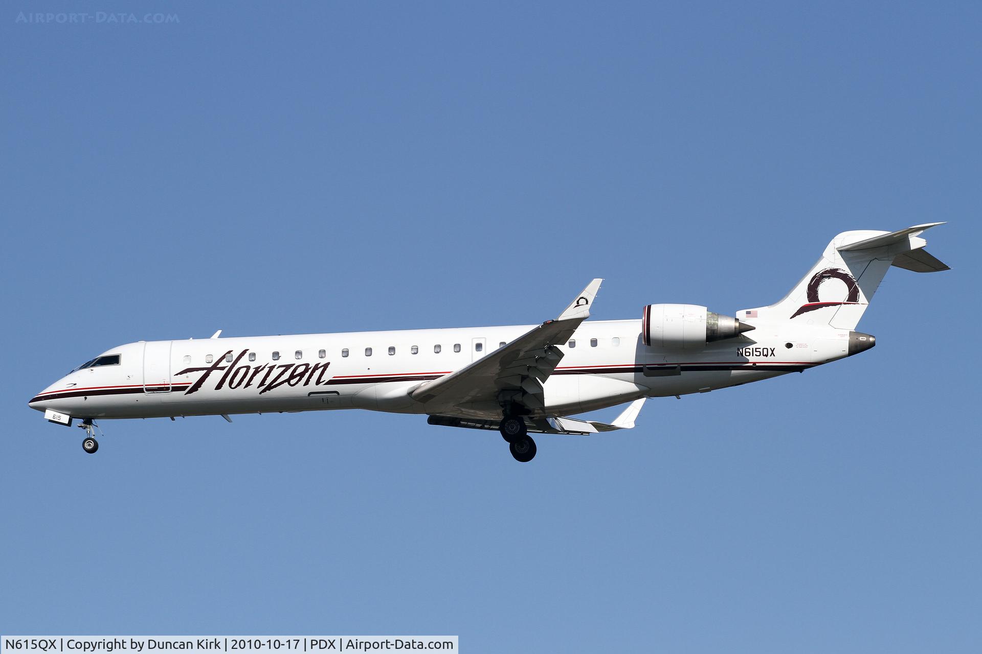 N615QX, 2002 Bombardier CRJ-701 (CL-600-2C10) Regional Jet C/N 10065, A short-lived breed as the fleet reverts to DHC-8-400's