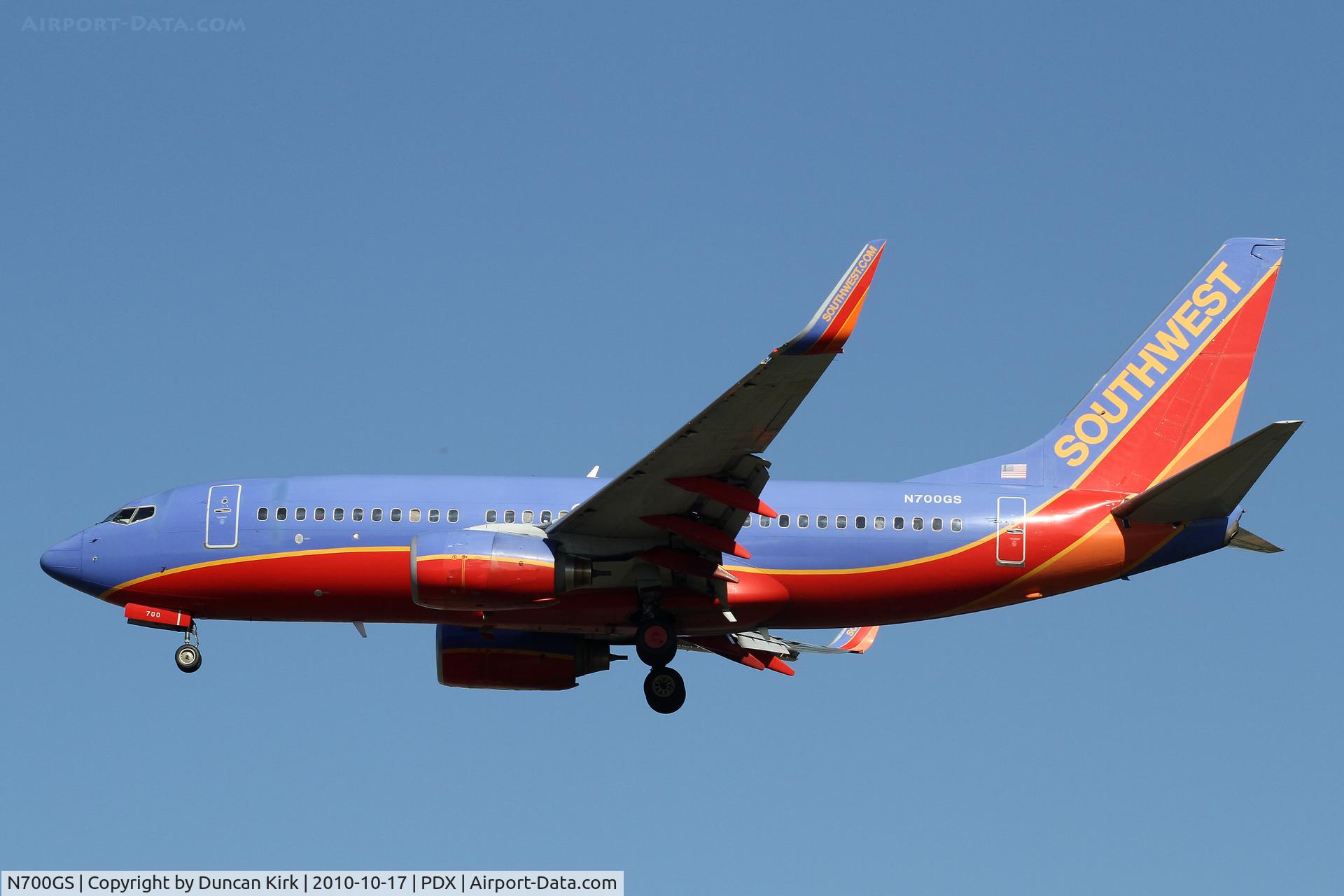 N700GS, 1997 Boeing 737-7H4 C/N 27835, One of several hundred Southwest 737's