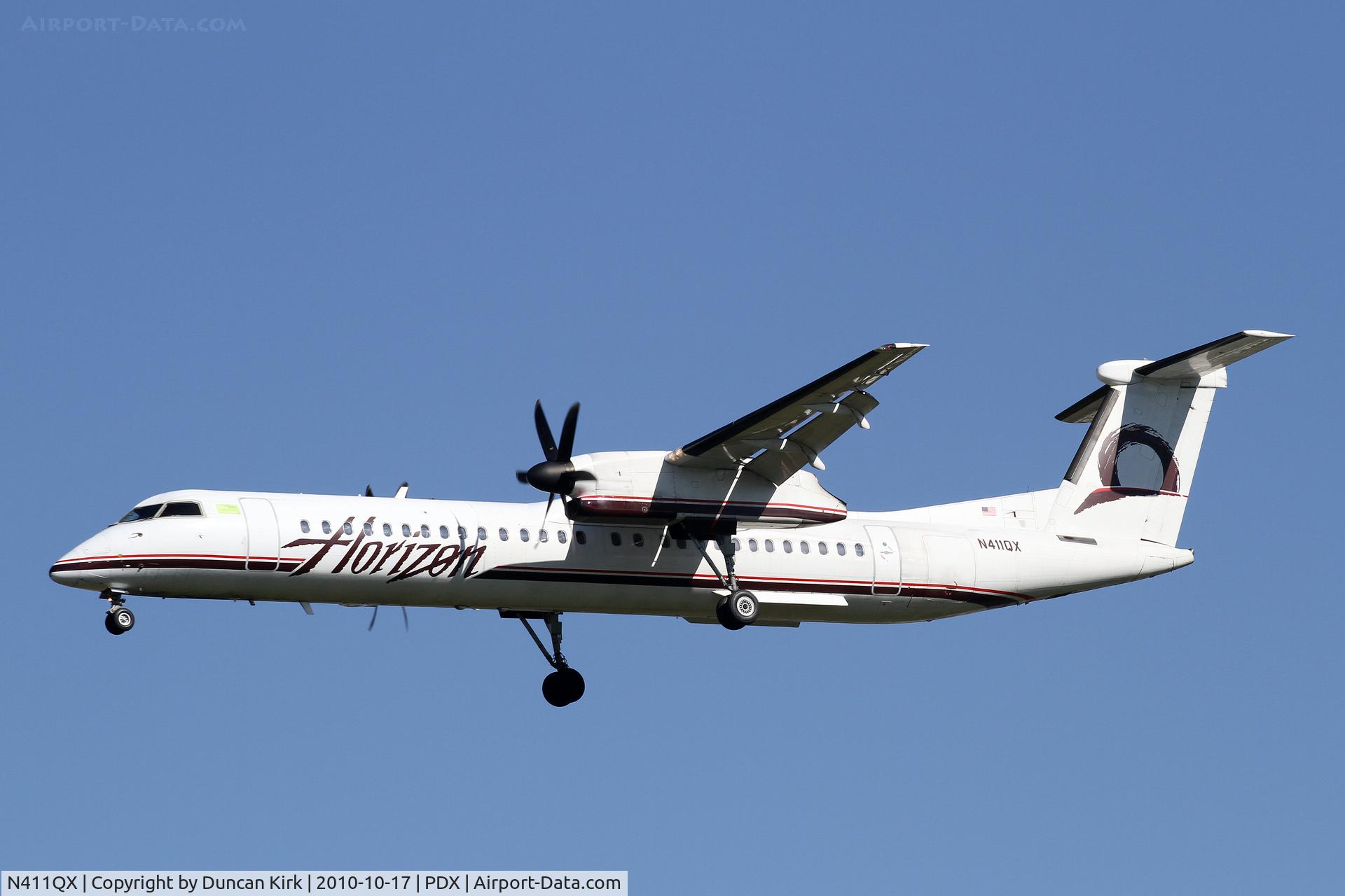 N411QX, 2001 Bombardier DHC-8-402 Dash 8 C/N 4055, Horizon will operate this type only soon.