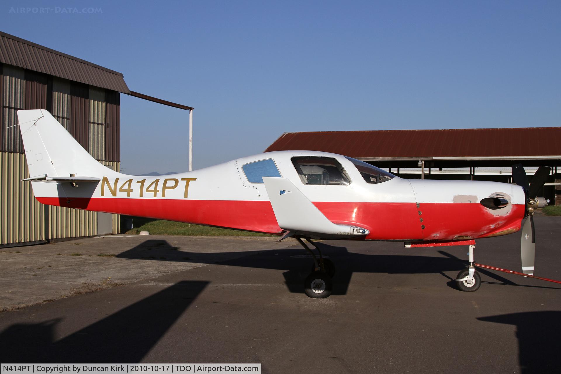 N414PT, 2005 Lancair FP C/N L-IV-266, Looking rather sleek minus a spinner