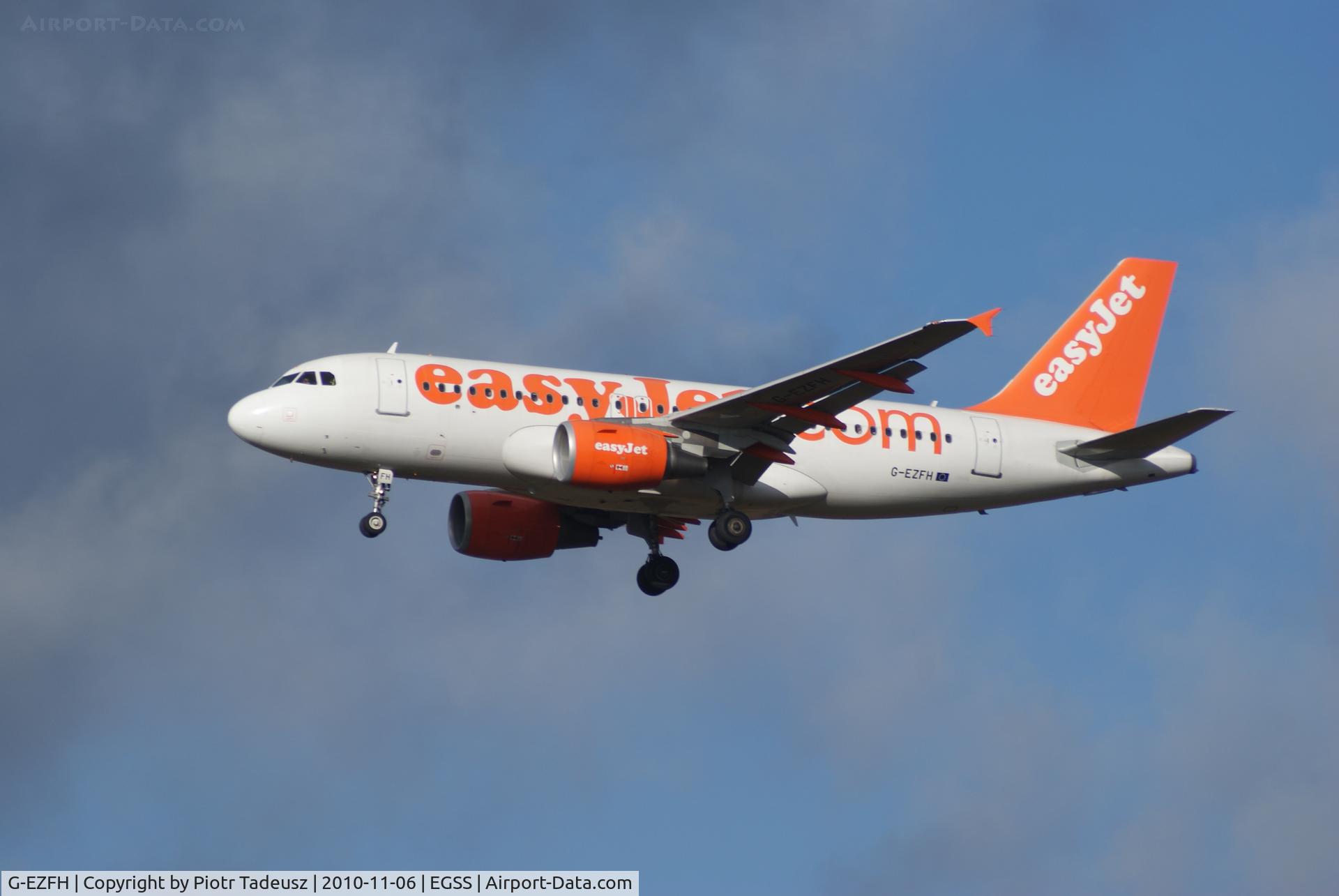 G-EZFH, 2009 Airbus A319-111 C/N 3854, EGSS