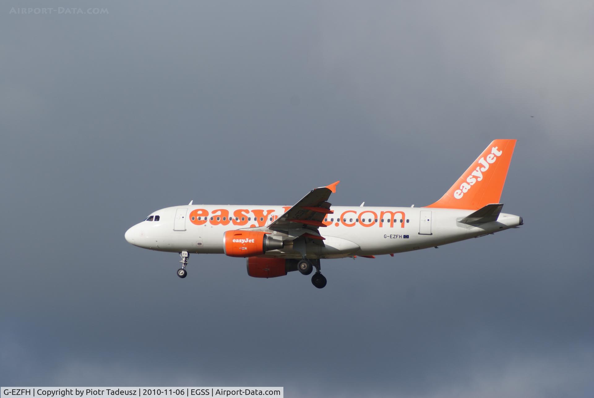 G-EZFH, 2009 Airbus A319-111 C/N 3854, EGSS