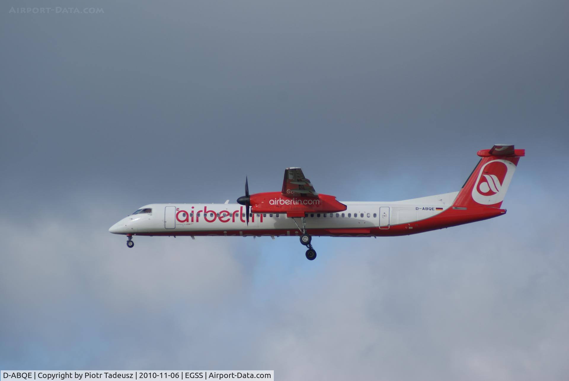 D-ABQE, 2009 De Havilland Canada DHC-8-402Q Dash 8 C/N 4239, EGSS