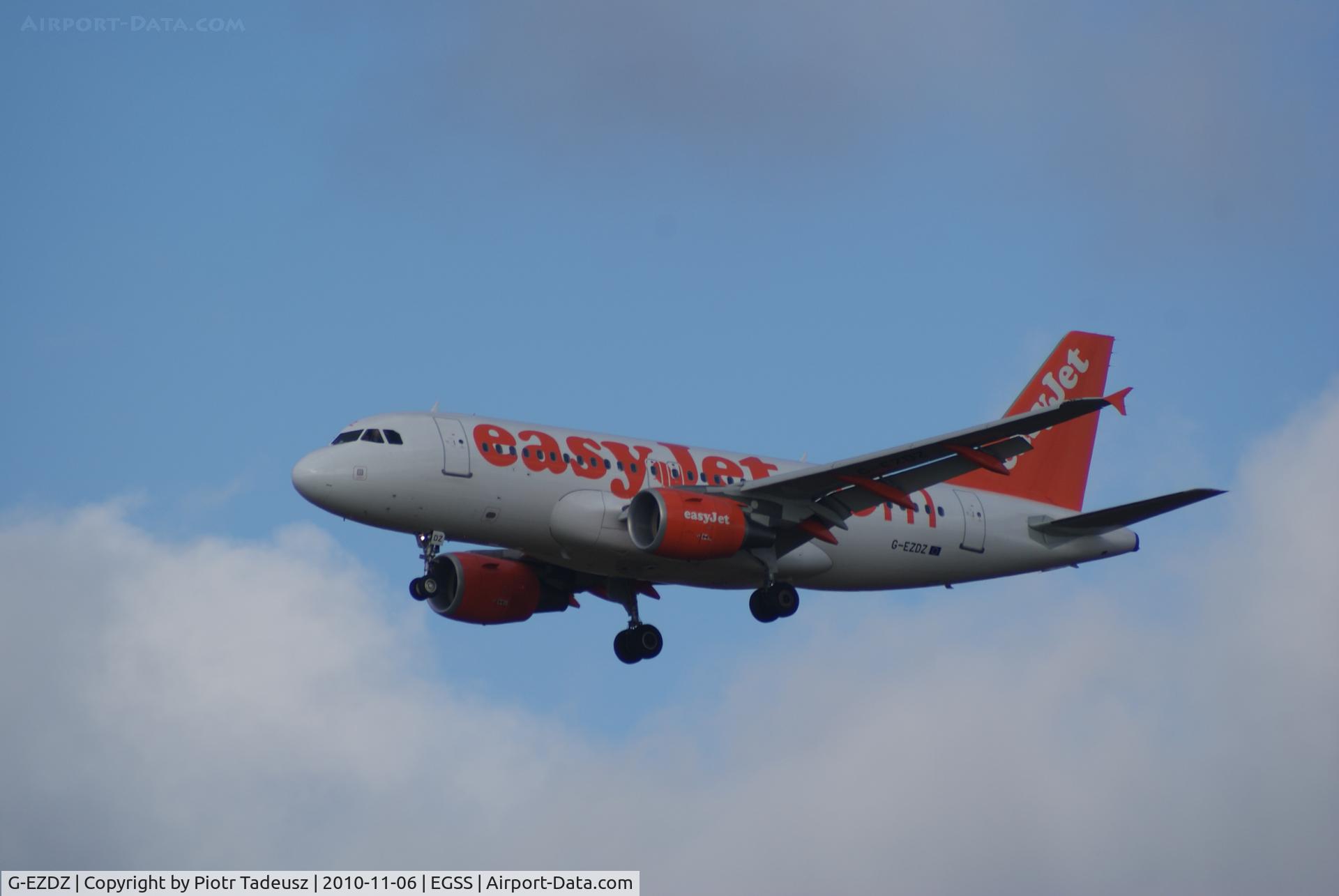 G-EZDZ, 2009 Airbus A319-111 C/N 3774, EGSS