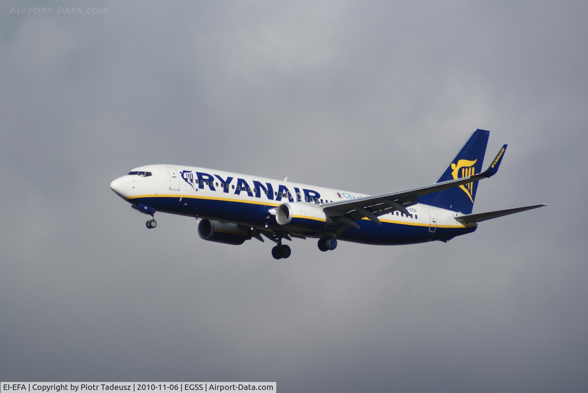 EI-EFA, 2009 Boeing 737-8AS C/N 35005, EGSS
