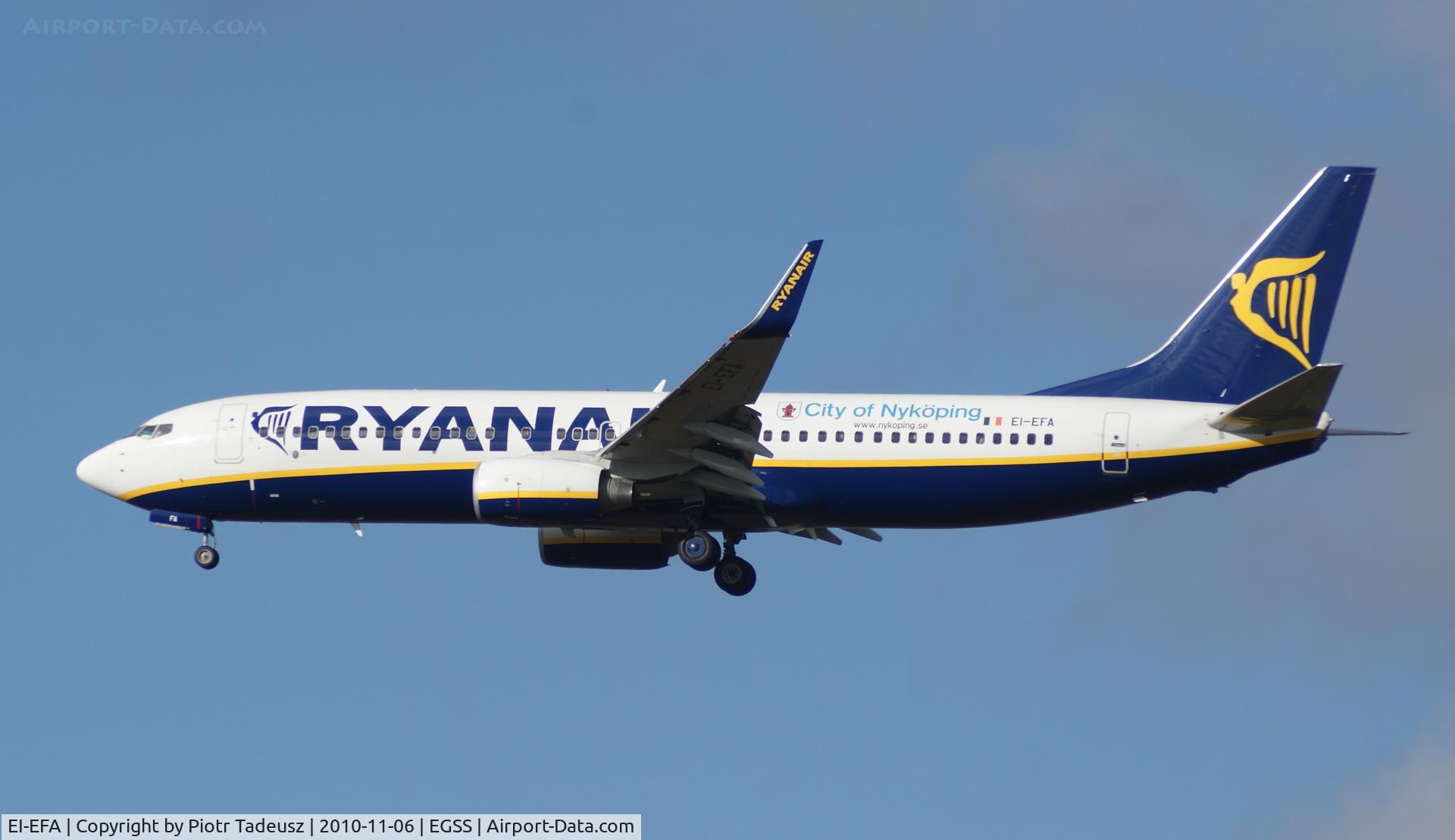 EI-EFA, 2009 Boeing 737-8AS C/N 35005, EGSS