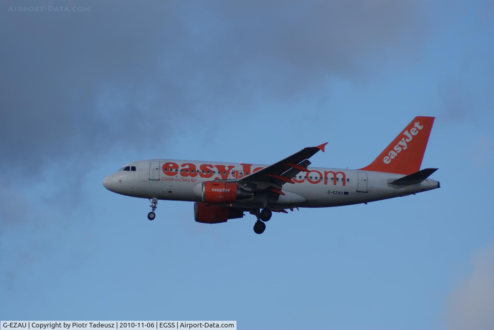 G-EZAU, 2006 Airbus A319-111 C/N 2795, EGSS