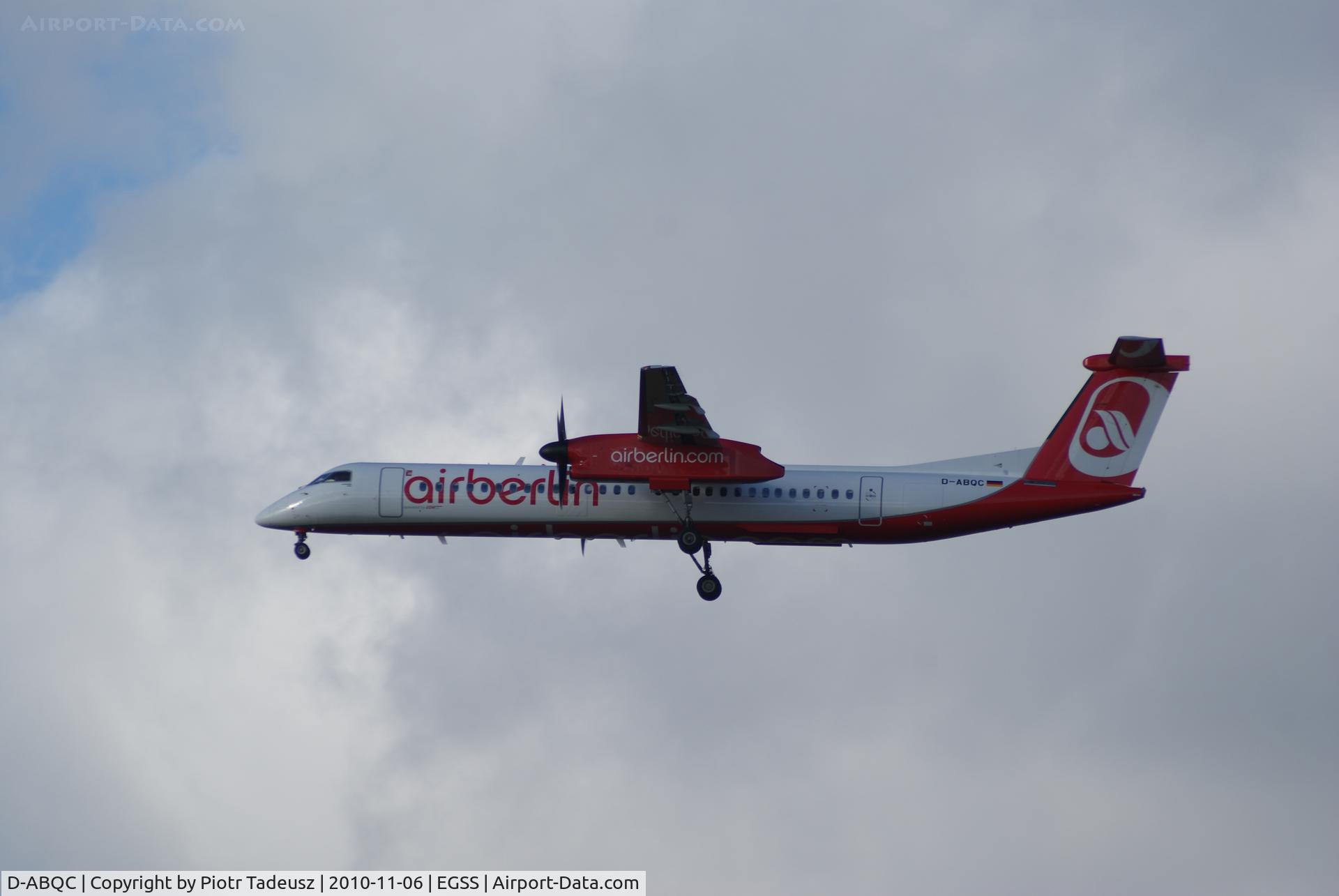 D-ABQC, 2008 De Havilland Canada DHC-8-402Q Dash 8 C/N 4231, EGSS