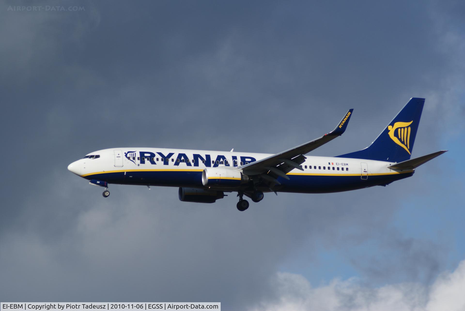 EI-EBM, 2009 Boeing 737-8AS C/N 35002, EGSS