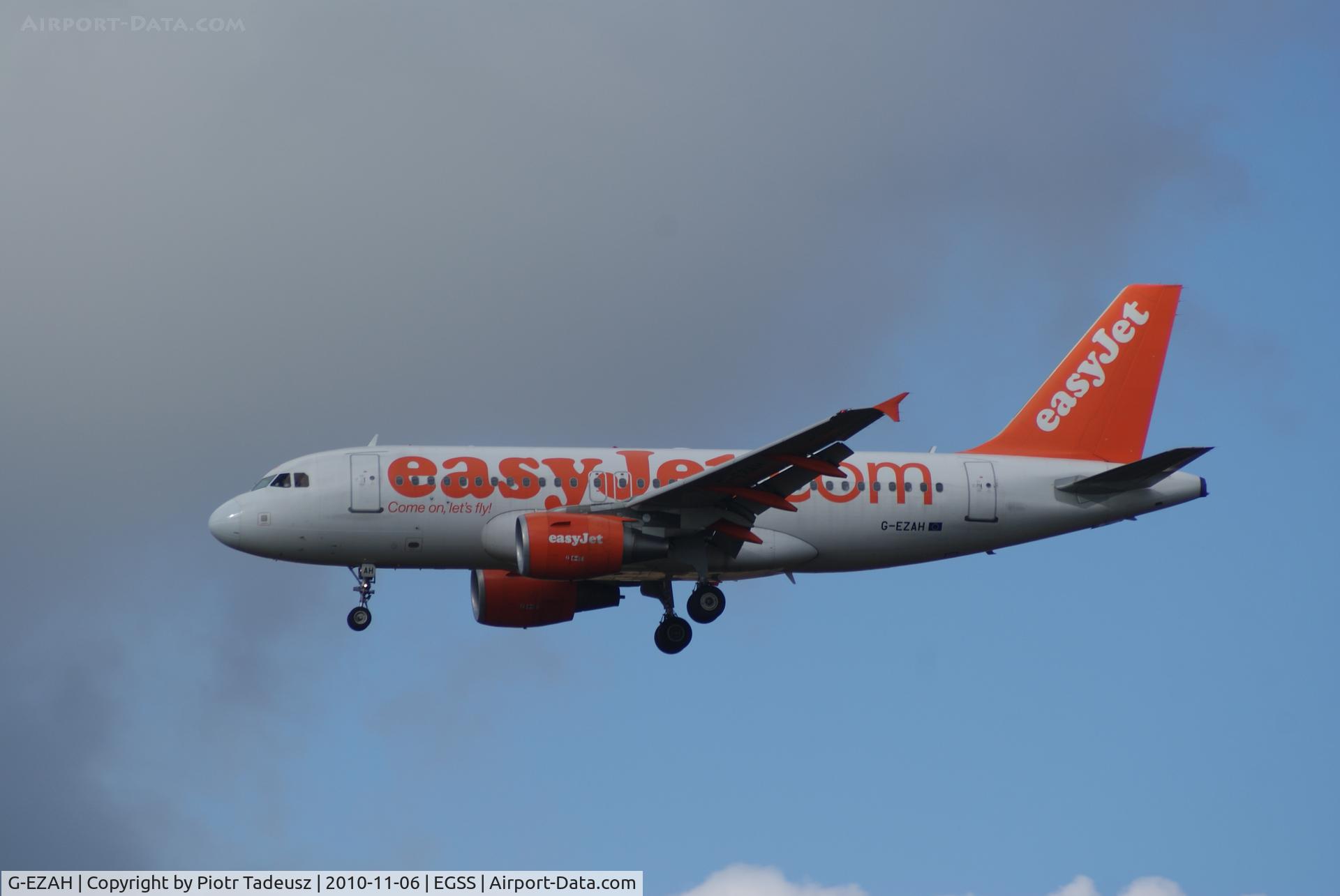 G-EZAH, 2006 Airbus A319-111 C/N 2729, EGSS
